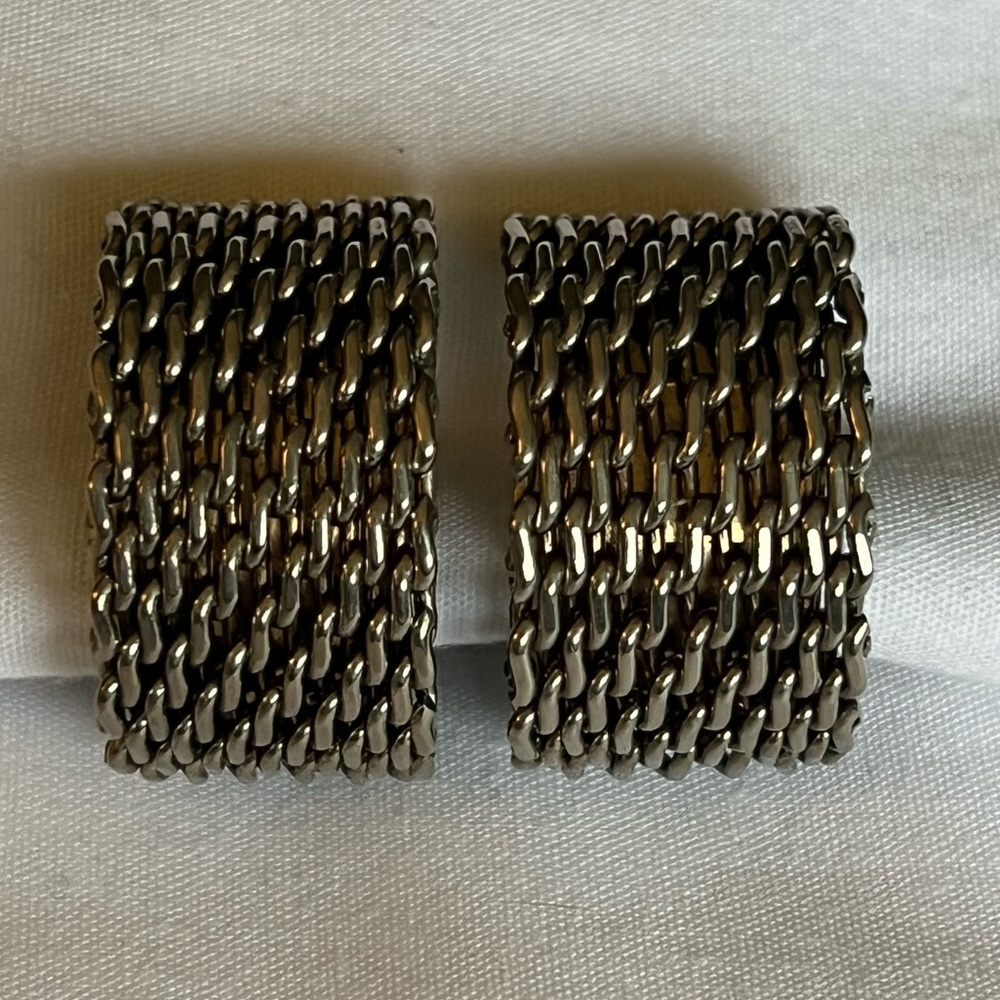 Large Mesh Earrings